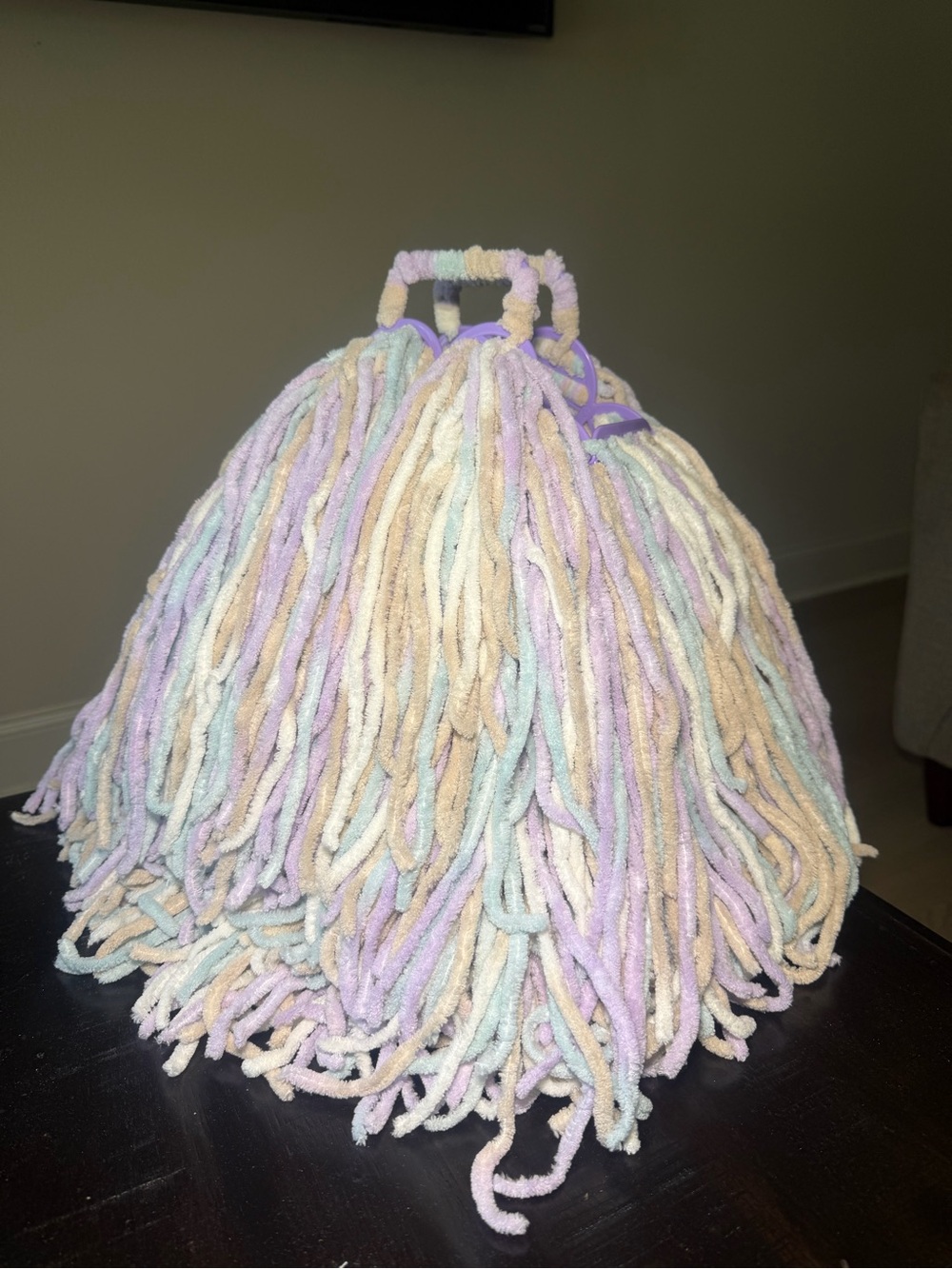 Pastel Multi-Color Fringe Tote Bag - Unbranded